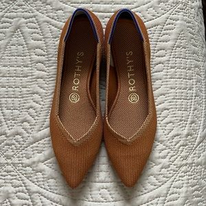 Rothy’s Camel Pointed Flats size 7